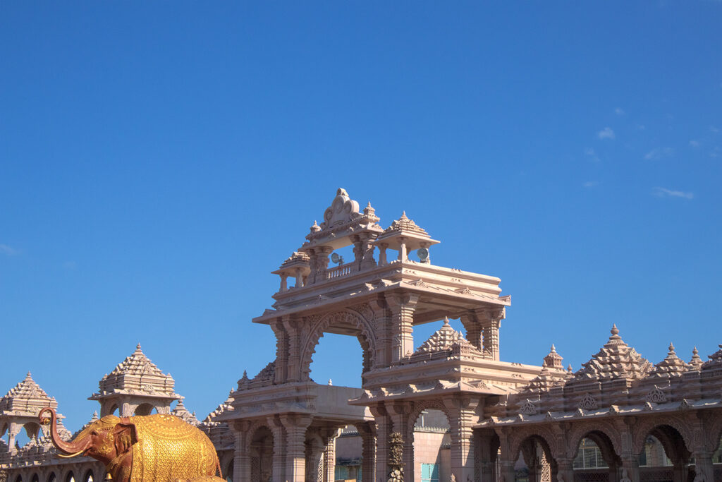 Gate of BAPS Shri Swaminarayan Mandir - New Jersey - 9/2024